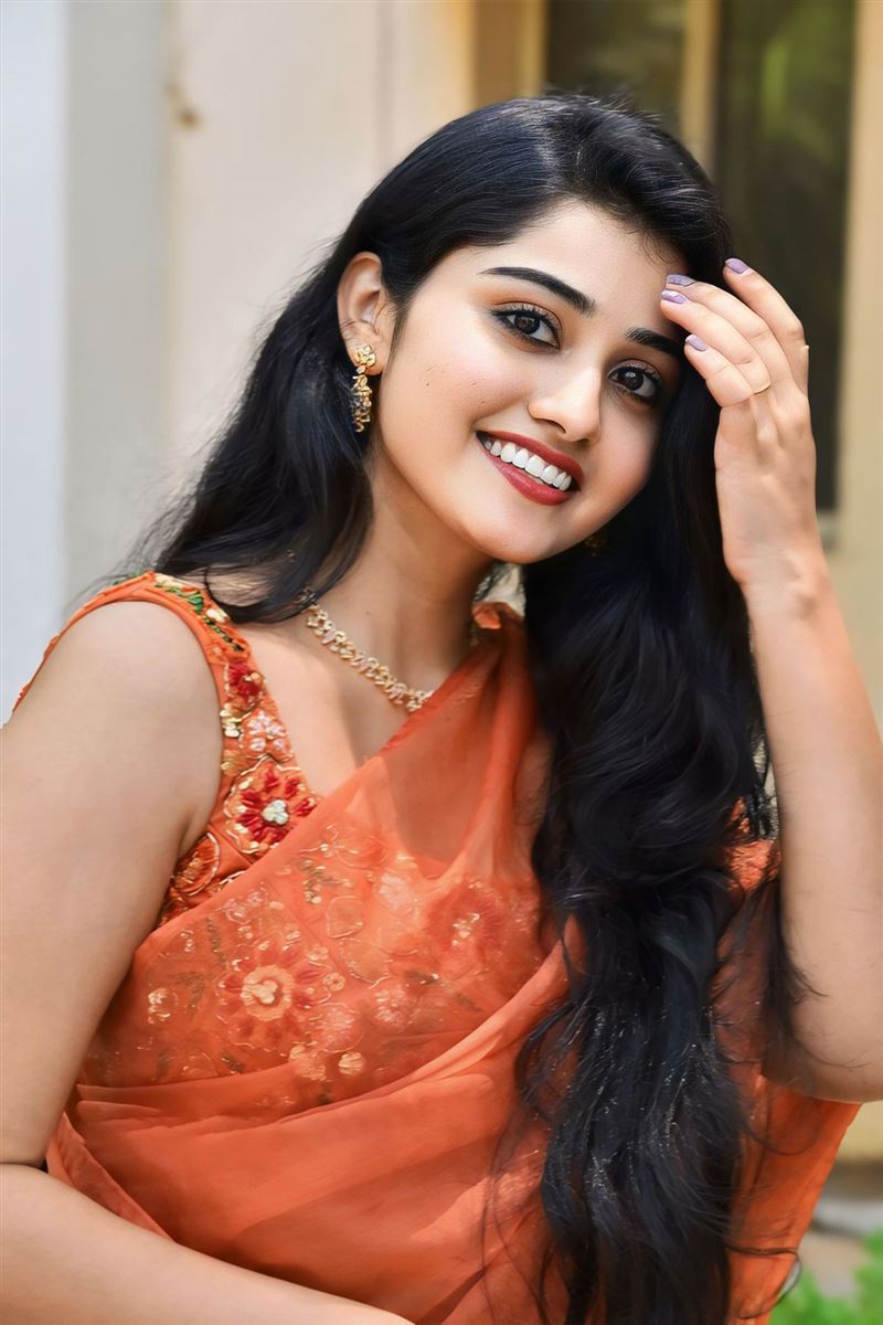 Telugu Actress Athira Raj Stills at Krishnamma Movie Press Meet